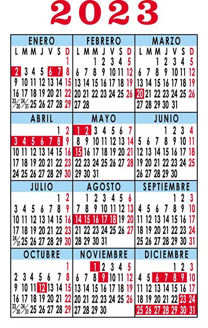 calendario web seif