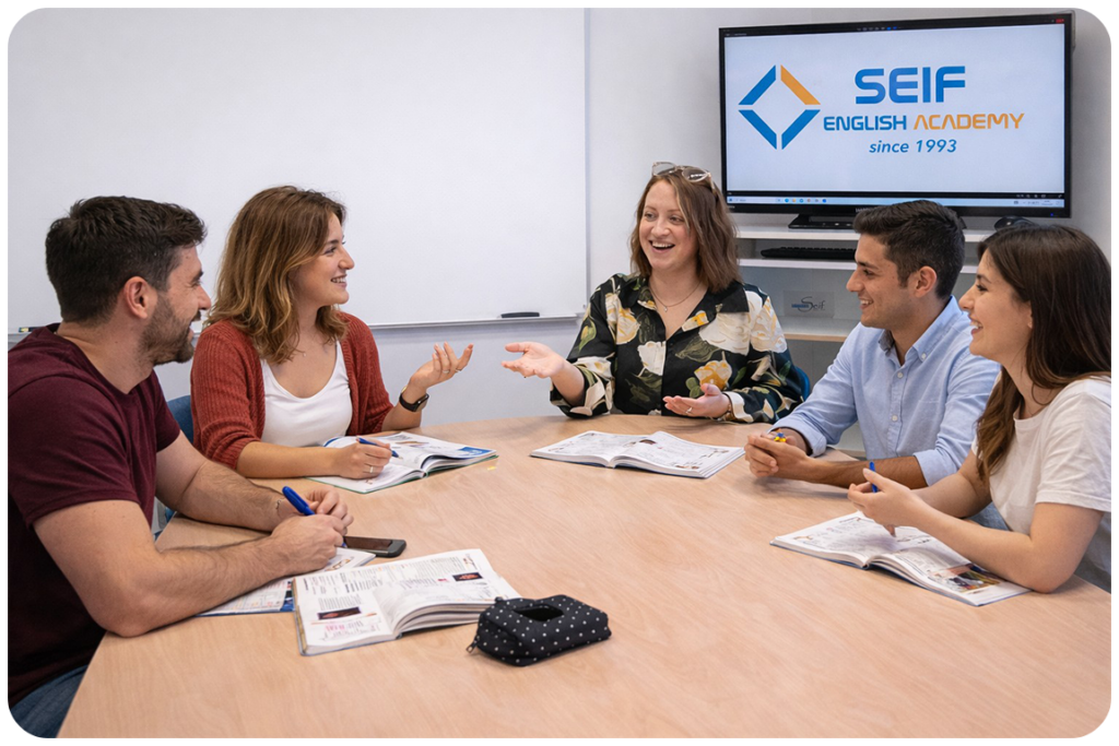 cursos presenciales de inglés en Madrid